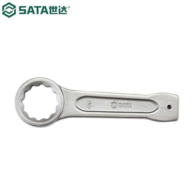 世达(SATA)48527重型敲击梅花扳手捶打锤击单头开口100MM
