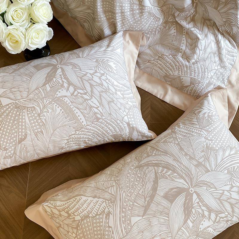 类长绒棉棉四件套纯棉裸TZL5-AN睡被套全床A单四花季款简约数码印