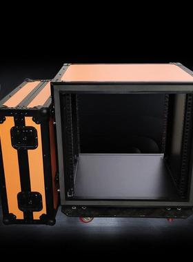 专业功放机箱架航空机音柜铝包1边机音响机柜调台机柜6U12244U航