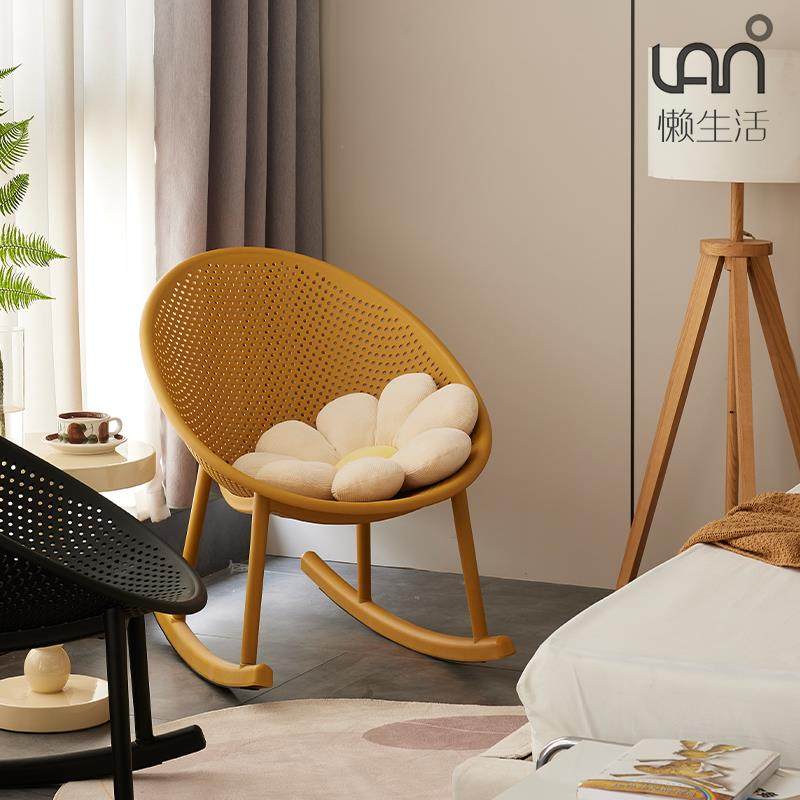 #人休户外蛋壳摇椅大躺椅网摇红蛋壳摇椅客厅闲摇椅子家用阳台懒