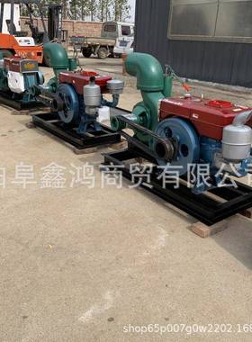 190大马力车抽水泵小型手推柴油抽水拖泵4LEZ寸推车式柴油机款水