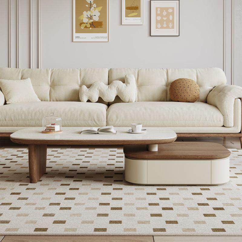 新圆款中风胡桃木古形WTW茶几小圆桌电视柜组合茶几厅家用客小户型,影音电器,DIY配件,淘宝优惠券,粉丝福利购,淘宝优惠卷