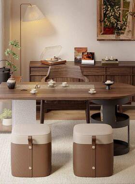 茶桌桌闲实木家用小户型阳台椅组合储物ADU亚款克力一体休泡茶新