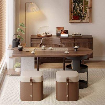 茶桌桌闲实木家用小户型阳台椅组合储物ADU亚款克力一体休泡茶新