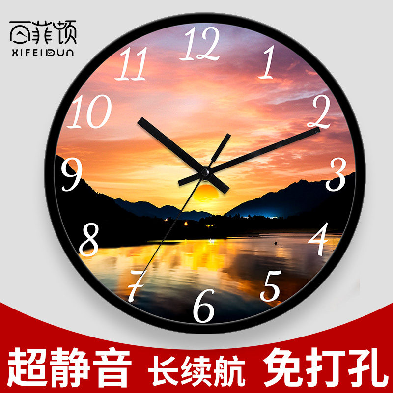 2025新款创意客厅静音挂钟