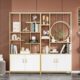 北欧现代简约博古架荣誉墙奖牌展示柜办公室隔断置物架书架收纳架