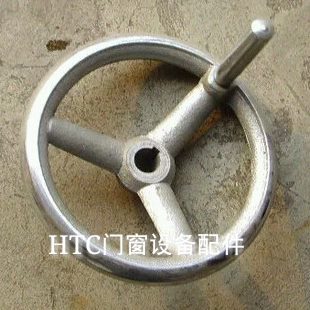 双头锯手摇轮组角机手轮 断桥铝铝合金设备摇轮 塑钢门窗设备配件