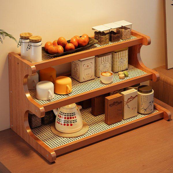 杯架收纳架桌面置物架多层台面收纳茶杯架家用杯子茶杯水杯收纳架,收纳整理,阳台置物架,淘宝优惠券,粉丝福利购,淘宝优惠卷