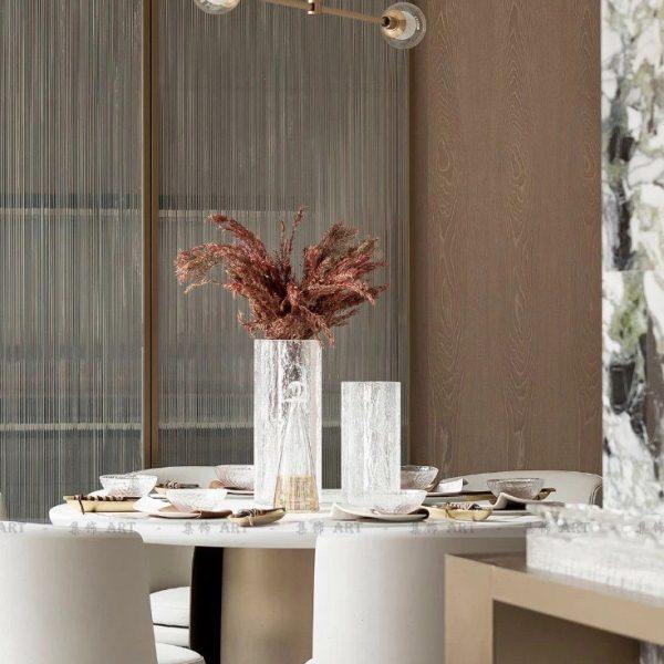 现代轻奢透明树脂方形花瓶样板房餐桌电视柜家居软装饰品客厅花器,家居饰品,花瓶,淘宝优惠券,粉丝福利购,淘宝优惠卷