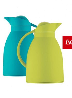 德国进口helios保温壶母婴镀银玻璃内胆家用大容量热水壶1L