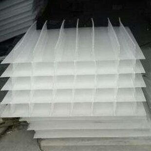 50斜管斜板填料 污水处理沉淀池斜管PP填料内切圆80孔径1m斜长30