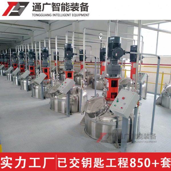 通广智能  全套PLC自动/半自动生产控温化工漆料涂料生产线设备,机械设备,涂装设备,淘宝优惠券,粉丝福利购,淘宝优惠卷