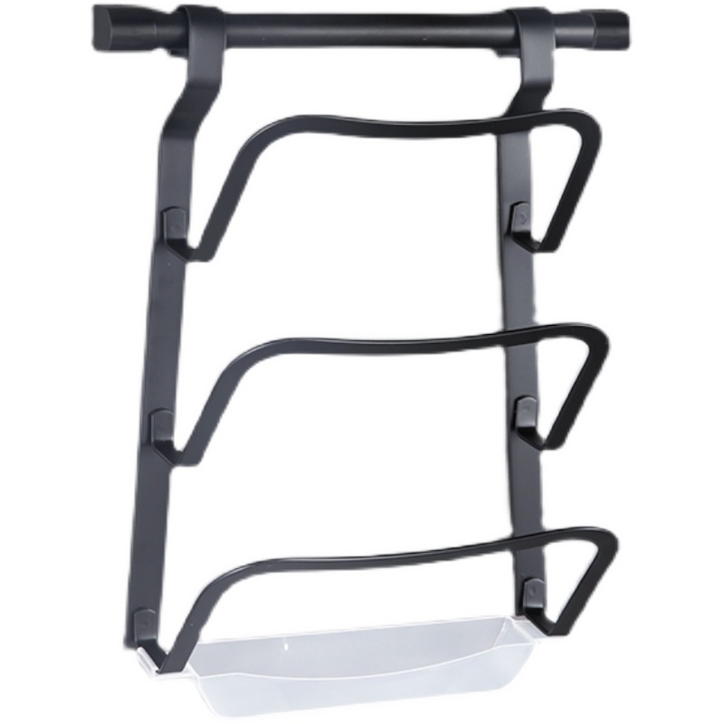 厨房不锈钢锅盖架多层收纳置物架壁挂厨房挂S件免打孔挂杆挂钩