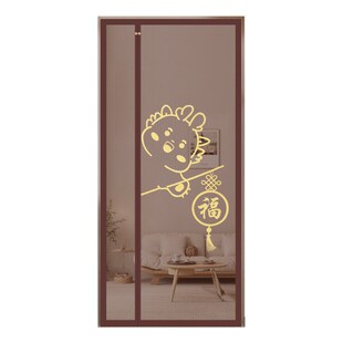 新款金刚网侧开全磁条防蚊门帘网纱窗家用玄关免打孔磁吸自装纱帘