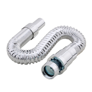 防臭电镀伸缩下i水管 直排下水管 pp钢丝水封防臭电镀下水管 下水