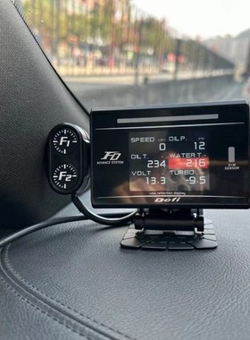 跨境热卖DEFI ZD第二代FD液晶车速转速涡轮表OBD多功能改装仪表