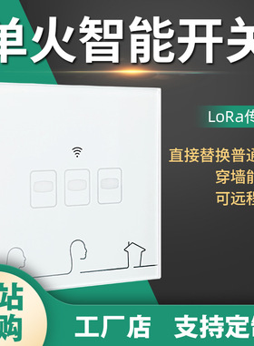 86型物联网LoRa远程控制开关NB-IOT双控无线智能遥控制器定时电源