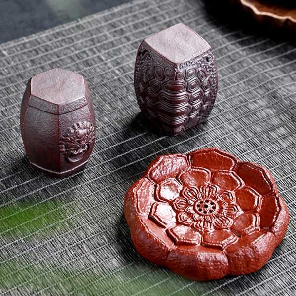 紫砂盖碗茶盖置壶盖托家用家具茶道配件陶瓷盖子架盖托