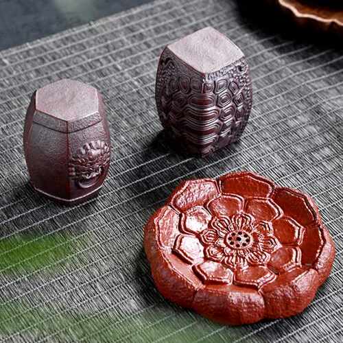 紫砂盖碗茶盖置壶盖托家用家具茶道配件陶瓷盖子架盖托