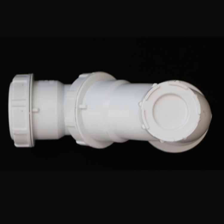 厂家 聚丙烯pp管材塑料PP管静音管件DN75P型存水弯口弯头