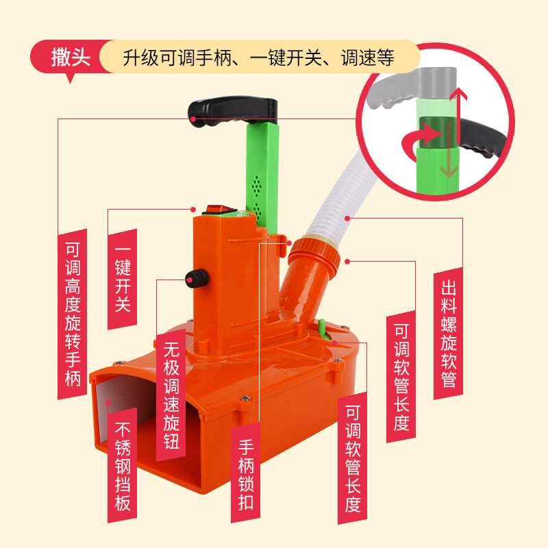 农用新款电动施肥器撒肥料神器肥料化肥播撒器撒肥机多功能洒肥料