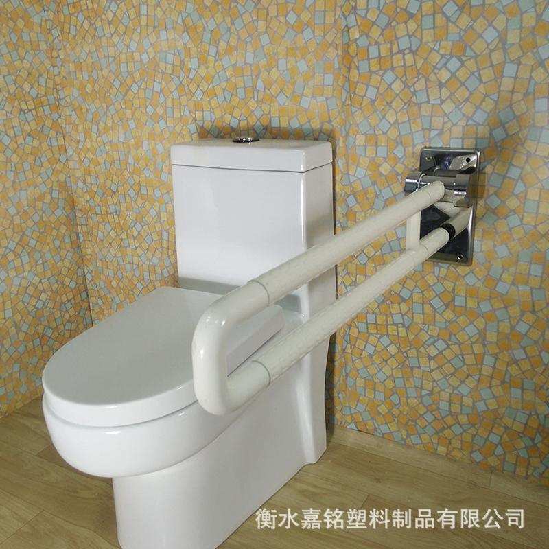 无障碍折叠安全扶手残疾人厕所不锈钢尼龙浴室抓手厂家防滑设计