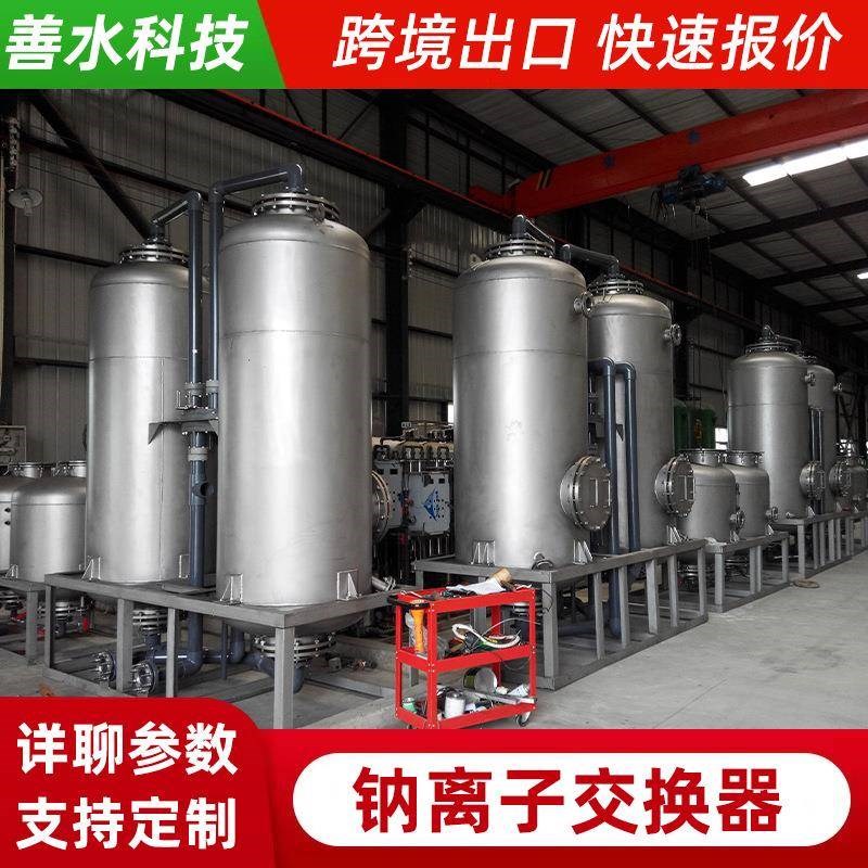 钠离子交换c器全自动软水机双阀双罐不锈钢锅炉软化水设备厂家供