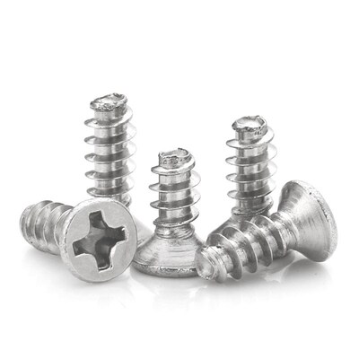 沉头平尾自攻螺丝 平头割尾自攻螺钉 塑料自攻螺丝 KB2.3*8螺丝