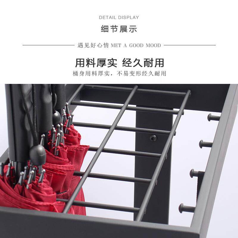 铁艺雨伞置物伞架商用酒大堂雨伞放桶置架ZYYLOO制定雨G伞店架收