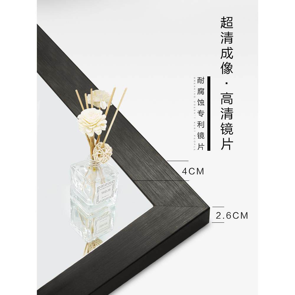 简约现代体镜子全身镜试穿衣镜衣立镜落地镜壁挂镜服LRP店大镜装