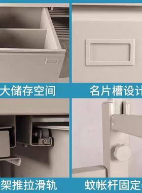 14款制双层床RSA-3512宿员工舍双层上下铺单式位铁架营床单人床房