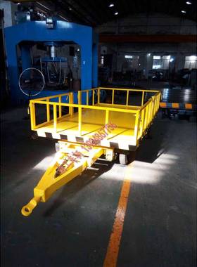 引厂家销直1吨NGTT01SB车平板拖牵拖车带护栏型