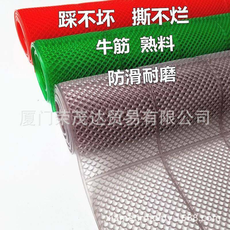 空直厂家销PVC镂进门户门口脚垫商用厨水晶防滑房卫生间地垫浴入