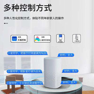 智能调光可升降全灯302光谱护眼餐厅一办字吊餐台桌饭厅吧公室长