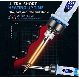 厂家 跨境恒温电烙铁套装可调温带开关电焊笔维修焊接工具包