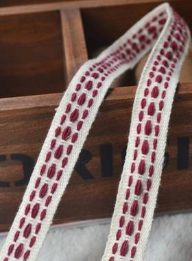 1AYC5m宽跳点人家棉带织带m字织带厂直销服装辅料棉带