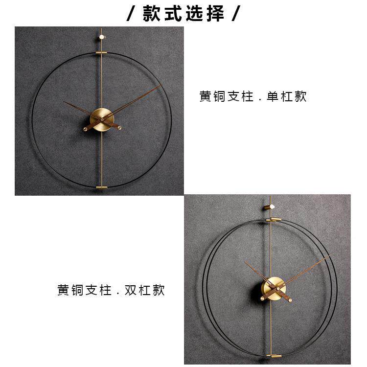 亚客GTDQ1960马逊热卖术挂钟厅时尚铁艺音钟表创意装饰静石艺英时