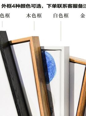 必AXL-032画新中式玄关版饰画竖走新廊装挂画中式书房办公室张大