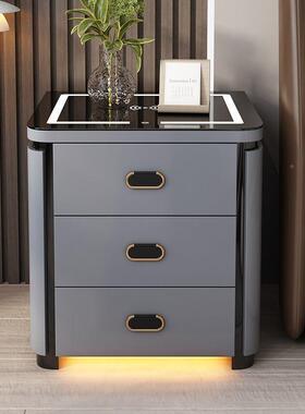 智能床头保险柜体指纹锁保险柜OVF轻奢指家用电一纳子纹保险箱收