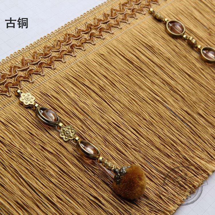 热销窗帘花边汽6车公配饰家装饰品服辅料流苏抱枕2018WJF51分杨梅