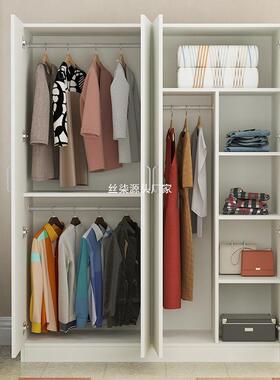 经衣柜现代简约济型家用卧室XDT出租房装儿童储物组柜成人收子纳衣橱