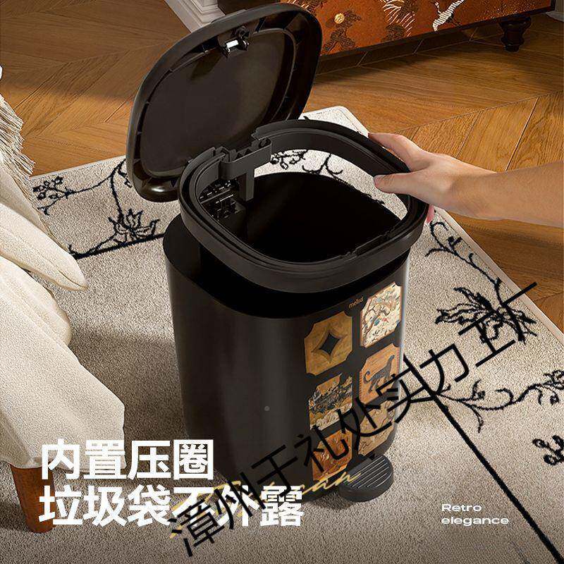 中古风纳高漳州#900颜创意大容量圾桶家用客厅垃卧室垃圾值收桶纸