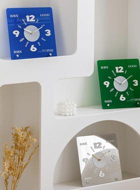 wozooTYOS340座m代简约厅卧室创意现钟客家居玄关装饰品酒柜桌面