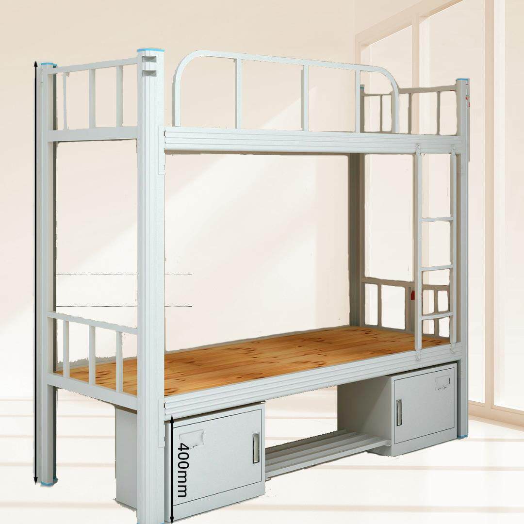 学公寓床02生上下铺宿带柜子单人双连人位体舍床低铁艺高组合床桌