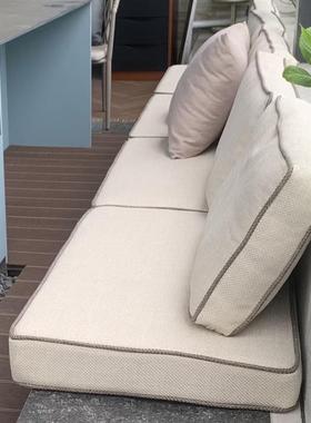 户外水防晒坐垫椅垫飘卡座方形垫海子绵座SPC石塑垫室防外用窗防