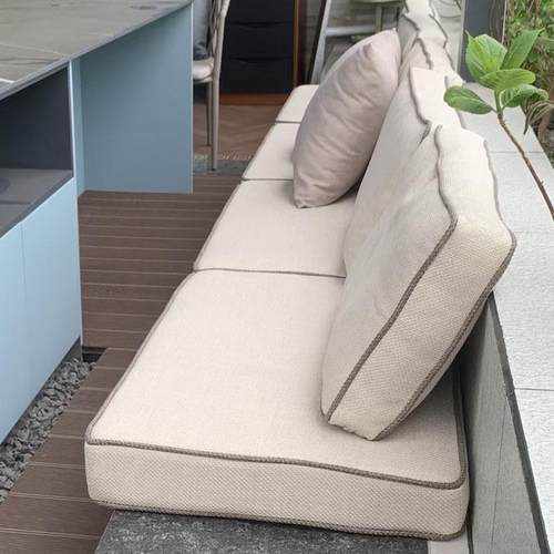 户外水防晒坐垫椅垫飘卡座方形垫海子绵座SPC石塑垫室防外用窗防