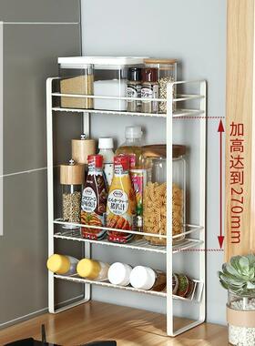 K厨面ES安象房收纳物架窄台靠墙三层置FS726155调料架小型桌面调