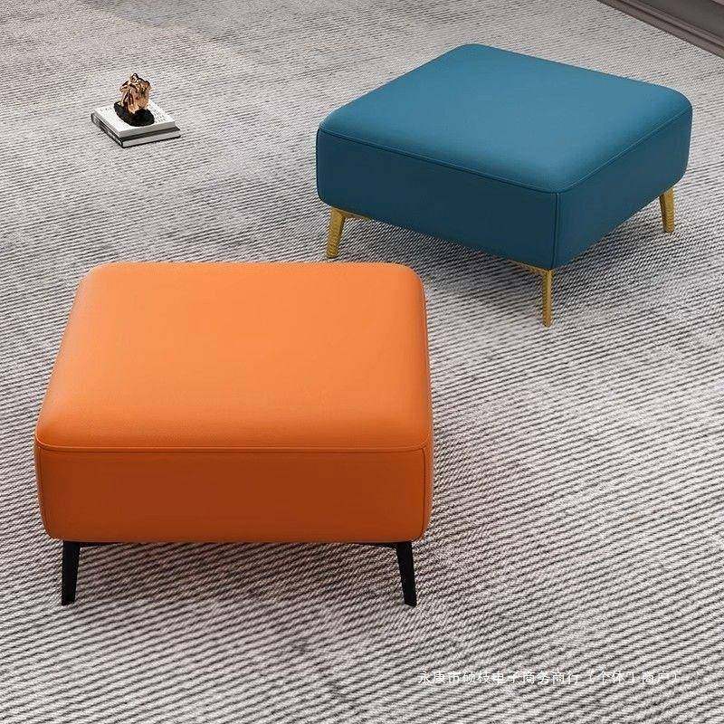 家沙发方脚凳沙发正方单形小沙咨询客服发可做棋牌室沙用发踏延长
