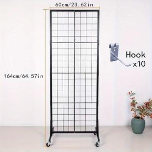 亚马可装714网格展示架可移动落画地站逊立画拆展室折叠网格展示