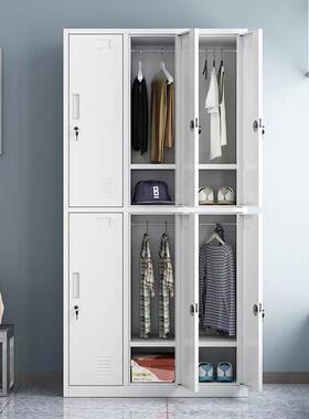 二门柜更衣柜员工两24锁门铁皮更衣柜工厂68299家用带宿舍物储柜收纳柜